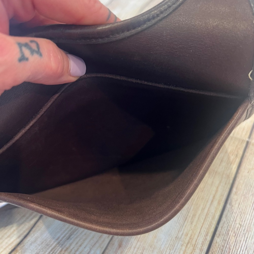 Coach Patricias Legacy 9988 Mahogany Brown Leather Crossbody Bag Vintage USA - Picture 7 of 11